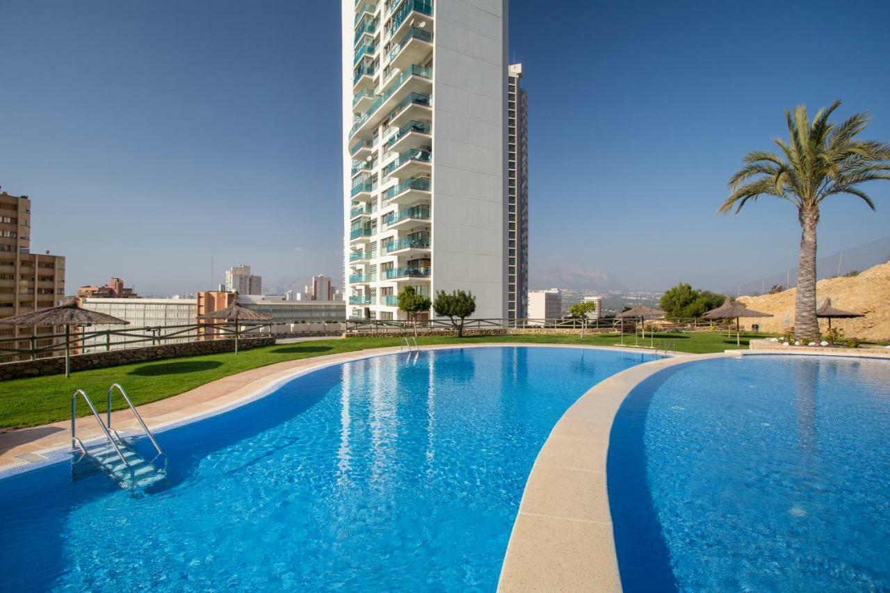 Luxury Apartment On The 40Th Floor With Amazing Views Бенидорм Экстерьер фото