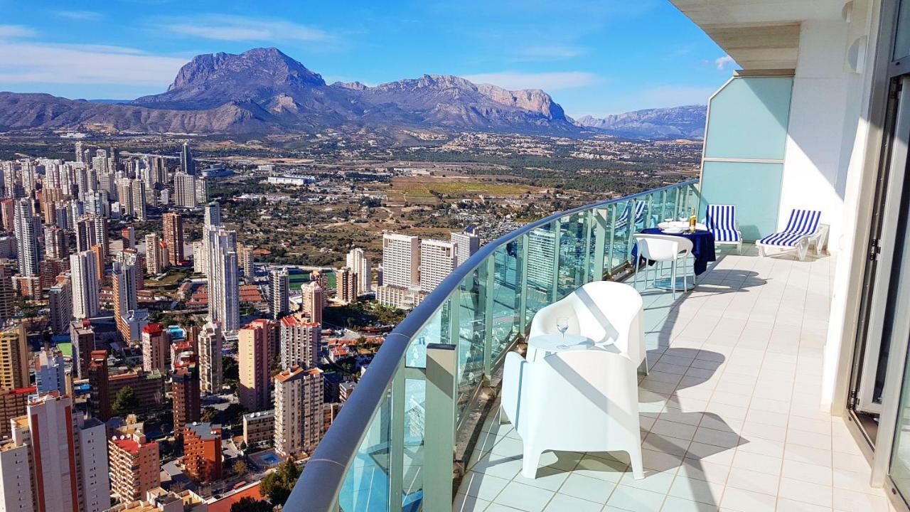 Luxury Apartment On The 40Th Floor With Amazing Views Бенидорм Экстерьер фото